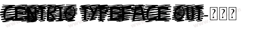 Centrio Typeface Out字体转换